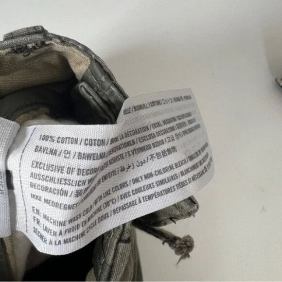 Abercrombie‎ Fitch Rustin Athletic Slim Cargo Pants Green Camo 32 x 30 *see note - Picture 8 of 11